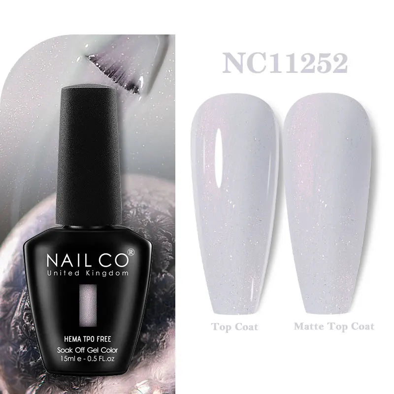 NAILCO 15ml Hema TPO Free Gel Nails Poilsh Vernis Semi Permanent UV Varnish Gel Nail Art Manicure Design TOP BASE Varnish Hybrid