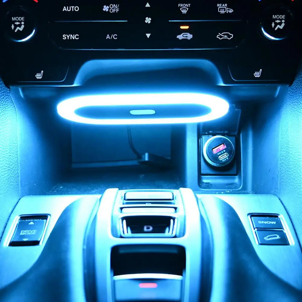 Car Interior Lights Indoor Car Lighting Ceiling Lamp Night Touch Light Hand Reading Light USB Car Roof Lighting Reading Lamp